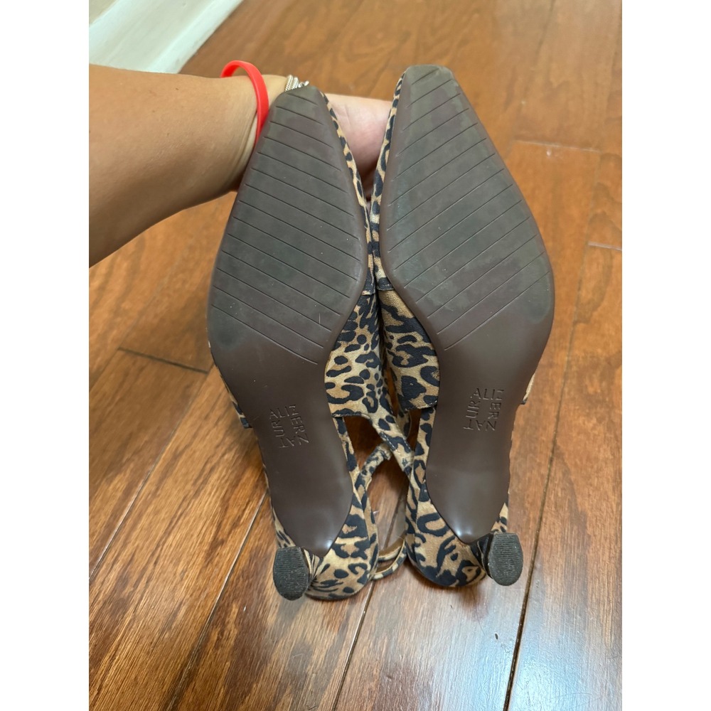Naturalizer Banks Leopard Print Slingback Pumps Kitten Heel Mary Jane Womens 6.5 - Picture 2 of 6